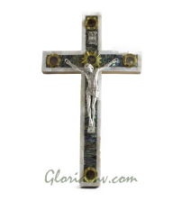 Mother of Pearl Latin Cross